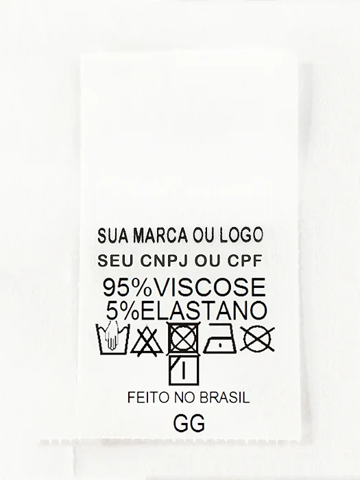 Etiqueta Composição Confecção
