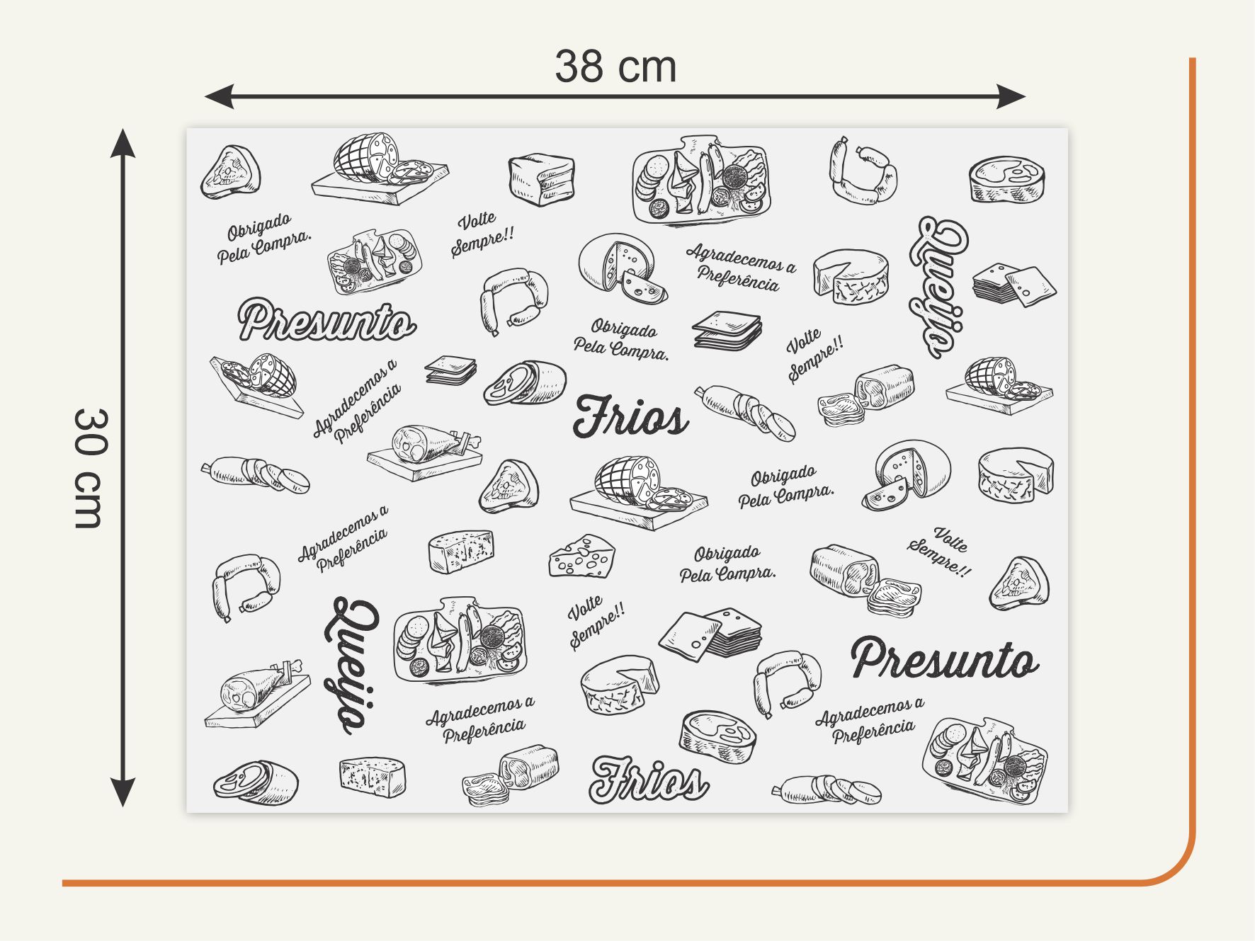 Papel Acoplado para Frios - Imagem 1