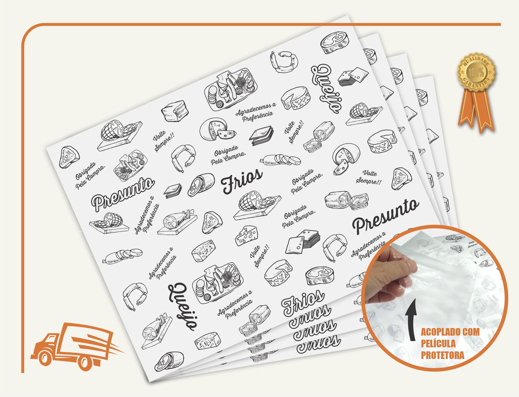 Papel Acoplado para Frios - Imagem 3