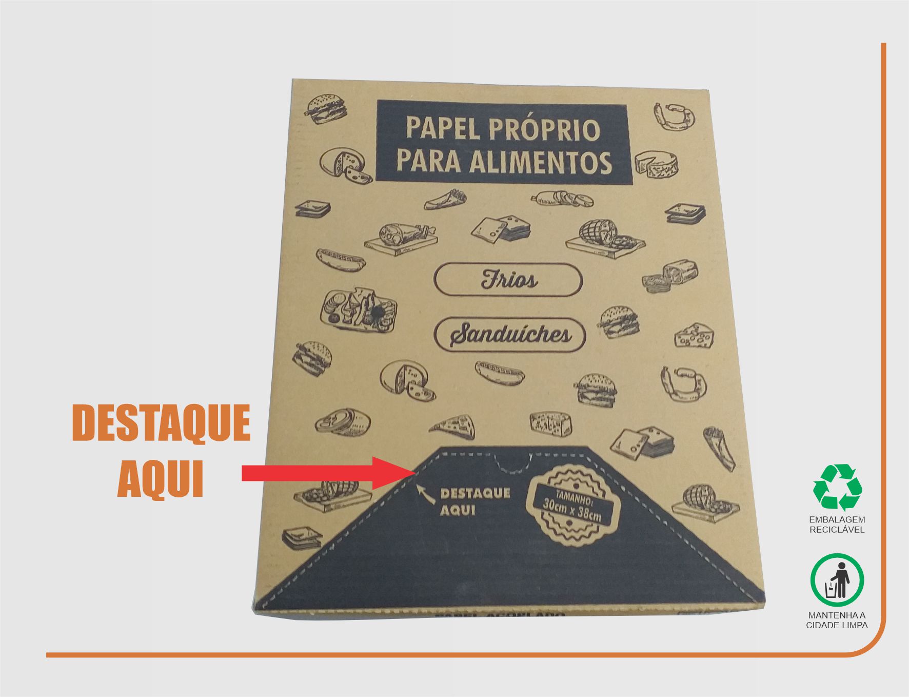 Papel Acoplado para Frios - Imagem 4